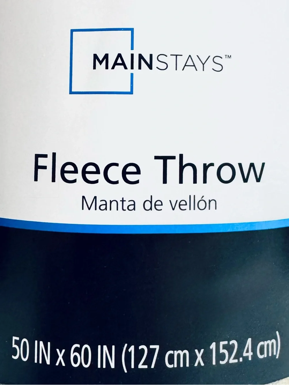 Mainstays Cozy Fleece Throw Blanket Cottagecore Floral Blue 50x60 NWT